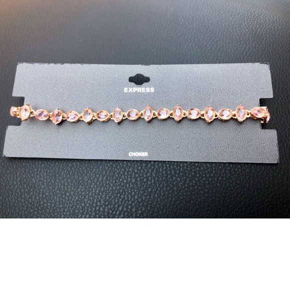 Express Jewelry - EXPRESS pink and gold choker